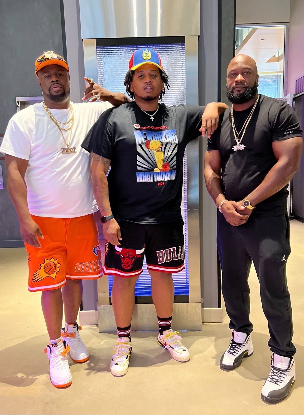 BEADZ with collaborators in a premium building setting
