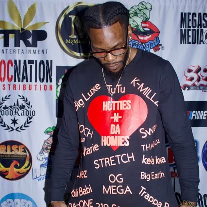 Aboog Carter at a step-and-repeat event