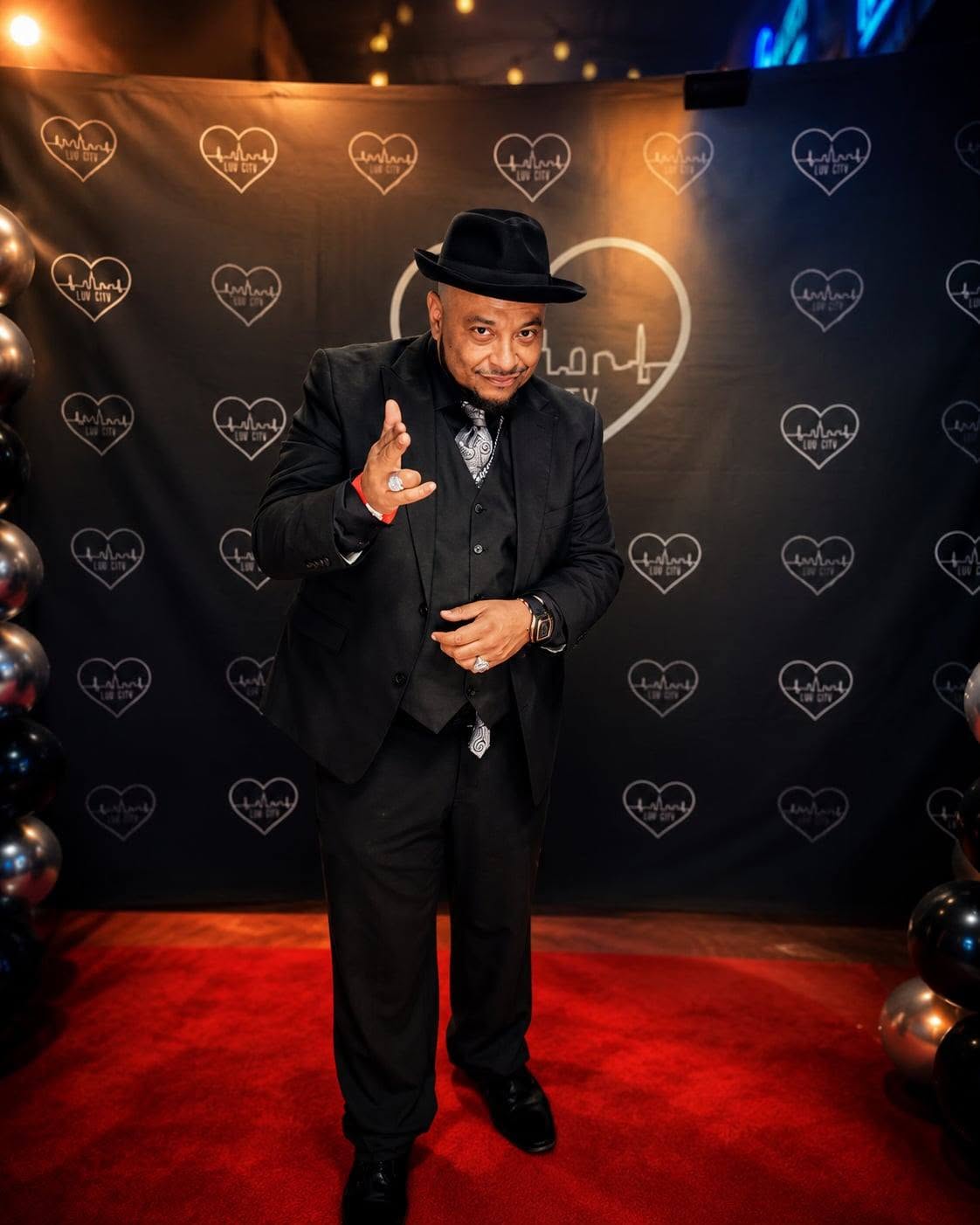 OG POP / Prince of Pain on a red carpet